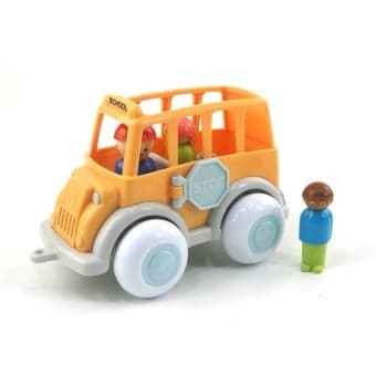 Viking Toys Ecoline Skolbuss Chaufför & Passagerare 2st
