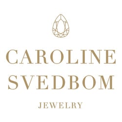 Caroline Svedbom Classic Stud Earrings Crystal Silver